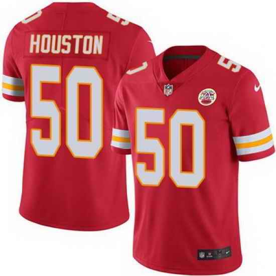 Nike Chiefs #50 Justin Houston Red Team Color Mens Stitched NFL Vapor Untouchable Limited Jersey